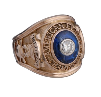 1965 Minnesota Twins AL Championship Ring - Ossie Bluege